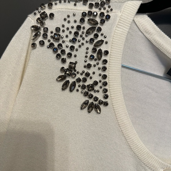 ▪️Lane Bryant holiday bejeweled shoulder cardigan size 26/28 - Picture 2 of 7